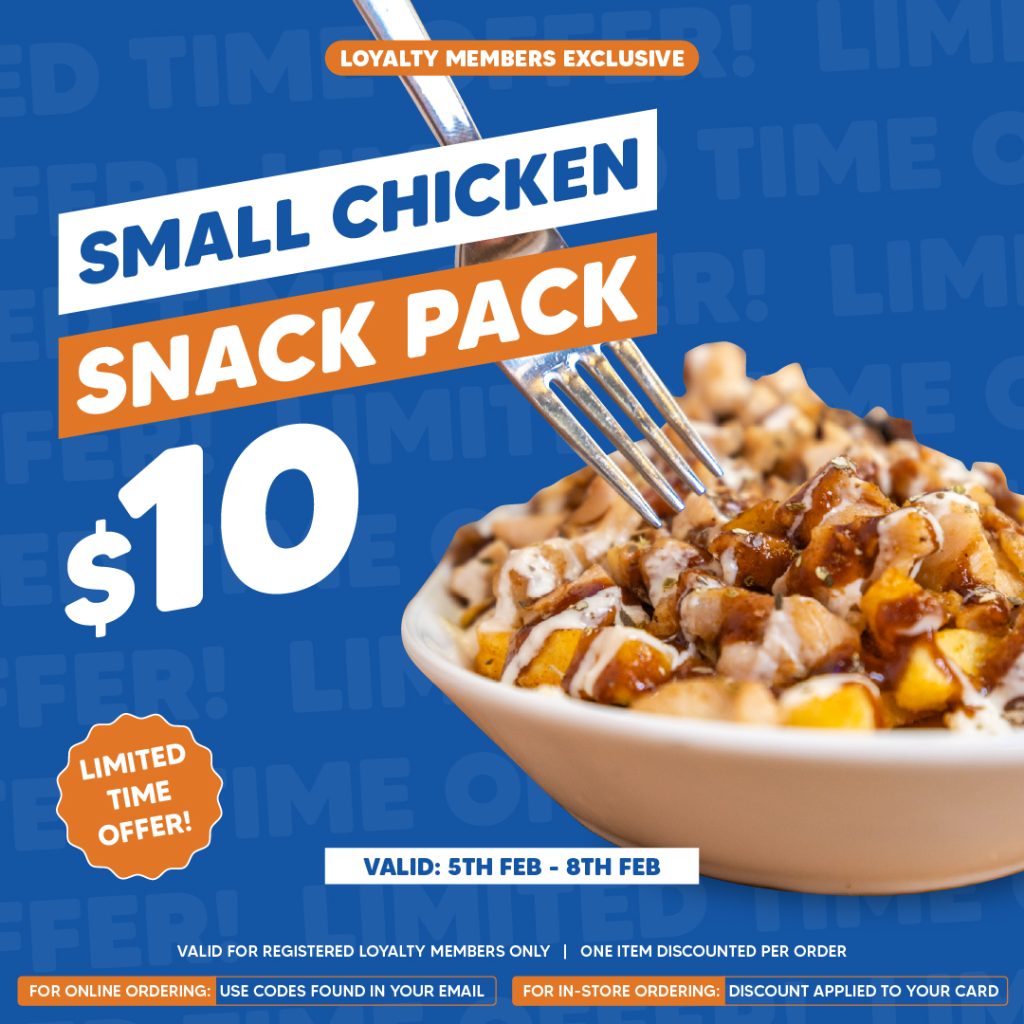 Snack pack loyalty discounts